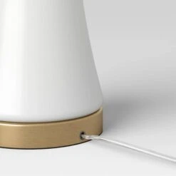 Small Opal Glass Lamp Base White - Threshold™ -Threshold GUEST 7a90fe9a 5b7d 4cbe 9a29 a52c5a30274a