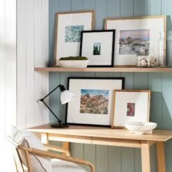 21.24" X 27.24" Matted To 11" X 14" Gallery Frame Natural Wood - Threshold™ Designed With Studio McGee