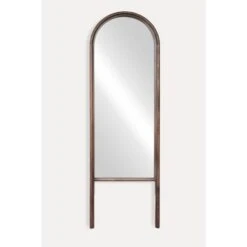 20" X 65" Wood Arched Floor Mirror Walnut - Threshold™ Designed With Studio McGee -Threshold GUEST 7b6f268e bf4b 41bf af86 ea0fb6ed08c9