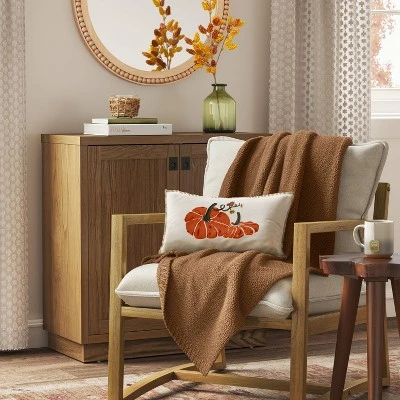 Oversized Recycled Knit Throw Blanket - Threshold™ 1 Oversized Recycled Knit Throw Blanket - Threshold™