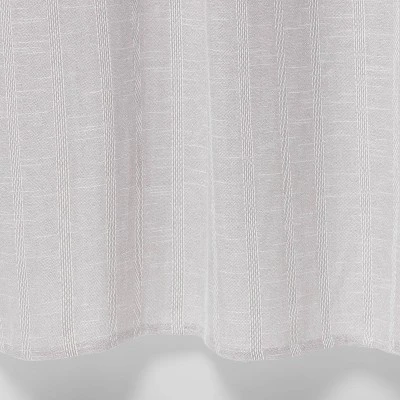 Tonal Striped Shower Curtain Gray - Threshold™ 3 Tonal Striped Shower Curtain Gray - Threshold™ - Image 3