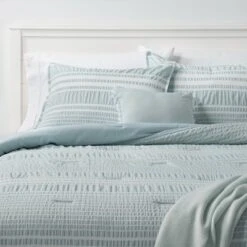 5pc Seersucker Stripe Comforter Set - Threshold™ -Threshold GUEST 7ffa816a eaf4 4269 84b6 92f1c04652ff