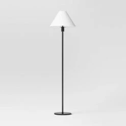 Stick Floor Lamp With Tapered Shade Black - Threshold™ 7 Stick Floor Lamp With Tapered Shade Black - Threshold™ -Threshold GUEST 8095914b 602d 42b3 a435 4beb671eee3f