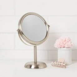 Bathroom Mirror Brushed Nickel - Threshold™