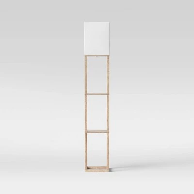 Alabaster Shelf Floor Lamp Light Brown - Threshold™ 3 Alabaster Shelf Floor Lamp Light Brown - Threshold™ - Image 3