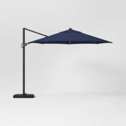 11'x11' Offset Solar Patio Umbrella - Black Pole - Threshold™ 11 11'x11' Offset Solar Patio Umbrella - Black Pole - Threshold™ -Threshold GUEST 8d69f96f db44 4b3a afcd 32a950477624