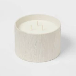 Textured Straight Side Ceramic Warm Cider & Cinnamon Candle White - Threshold™ 8 Textured Straight Side Ceramic Warm Cider & Cinnamon Candle White - Threshold™ -Threshold GUEST 913d534b 649d 4c6d 9f5e ee9feea56dbd