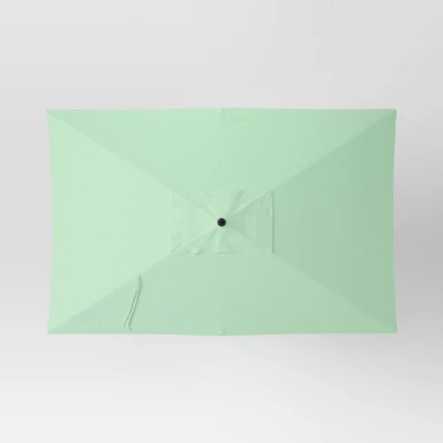 10'x6' Rectangular Market Patio Umbrella - Black Pole - Threshold™ 3 10'x6' Rectangular Market Patio Umbrella - Black Pole - Threshold™ - Image 3