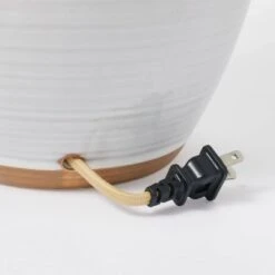 Large Ceramic Jar Table Lamp (Includes LED Light Bulb) Gray - Threshold™ Designed With Studio McGee -Threshold GUEST 93b45ca5 6ef6 4fc7 a67d 275dc50c6213