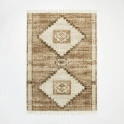 Double Medallion Persian Style Rug Tan - Threshold™ Designed With Studio McGee -Threshold GUEST 97cac890 26d8 4ae1 8521 544e554d1190