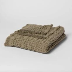 60"x80" Waffle Bed Throw - Threshold™ 6 60"x80" Waffle Bed Throw - Threshold™ -Threshold GUEST 9b432fa6 b54b 4526 9bd3 7c177033fa45
