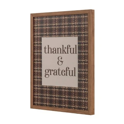 16" X 20" Thankful & Grateful Framed Under Plexi - Threshold™ 6 16" X 20" Thankful & Grateful Framed Under Plexi - Threshold™ - Image 6