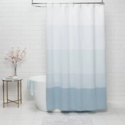 Shower Curtain Ombre Aqua - Threshold™