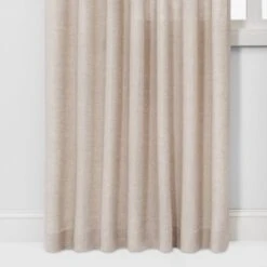 1pc Light Filtering Linen Window Curtain Panel - Threshold™