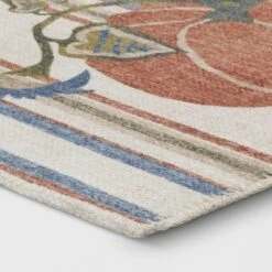 1'8"x2'10" Washable Big Pumpkin Accent Rug Orange - Threshold™ -Threshold GUEST a8897ead 9fc4 4e21 aaa8 51a679f9c340