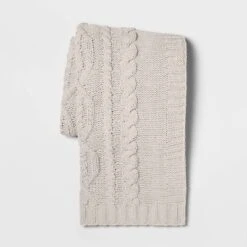 Cable Knit Chenille Throw Blanket - Threshold 9 Cable Knit Chenille Throw Blanket - Threshold -Threshold GUEST aca2865a dcc5 4732 8e26 c7e2a1b173ac