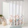 Watercolor Engineered Floral Shower Curtain - Threshold™