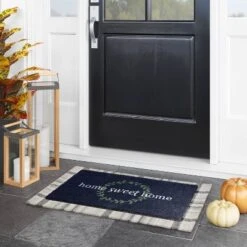 1'6"x2'6" Home Sweet Home Doormat Navy - Threshold™