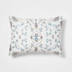 5pc Floral Border Print Comforter Bedding Set Blue/Pink/Yellow - Threshold™ -Threshold GUEST b100c6a5 e1bc 49cc bb5b 2fda763f0311