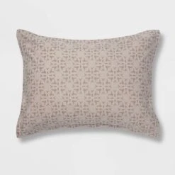 5pc Printed Geo Comforter Set Assorted Beiges - Threshold™ -Threshold GUEST b5d36f93 7b63 42bc acd0 5ff00a60785d