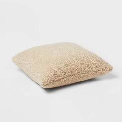 Euro Traditional Cozy Sherpa Fur Decorative Throw Pillow - Threshold™ -Threshold GUEST b83e72af 3547 4ed1 8127 b3bdd2e4270f