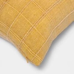 Woven Washed Windowpane Throw Pillow - Threshold™ -Threshold GUEST b96a51e5 3eb9 4ba4 a95a c241eee0f630