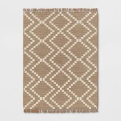 Check Diamonds Outdoor Rug Tan - Threshold™ -Threshold GUEST ba7bb630 32c7 4105 a445 13755b16fcdb