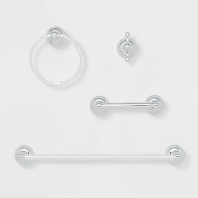 4pc Classic Bath Hardware Set - Threshold™ 4 4pc Classic Bath Hardware Set - Threshold™ - Image 4