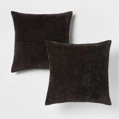 2pk Chenille Square Throw Pillows - Threshold™ 5 2pk Chenille Square Throw Pillows - Threshold™ - Image 5