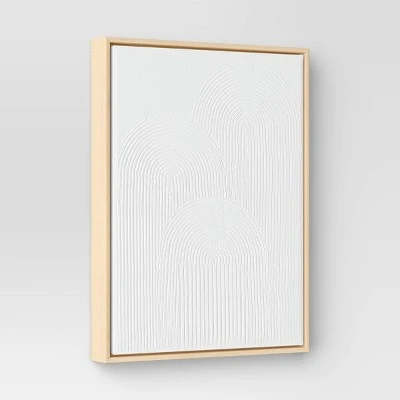 (Set Of 2) 12" X 16" Rainbow Arches Framed Embellished Canvas Set - Threshold™ 4 (Set Of 2) 12" X 16" Rainbow Arches Framed Embellished Canvas Set - Threshold™ - Image 4