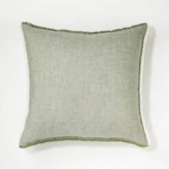 Oversized Reversible Linen Square Throw Pillow With Frayed Edges - Threshold™ Designed With Studio McGee -Threshold GUEST c59c1768 fd6d 4d82 b66e 9c30a01bb949