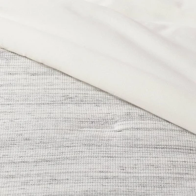 Space-Dyed Waffle Comforter Bedding Set Gray - Threshold™ 3 Space-Dyed Waffle Comforter Bedding Set Gray - Threshold™ - Image 3