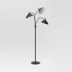 3-Head Floor Lamp Black - Threshold™ -Threshold GUEST d021391c d6a0 4691 8c04 2edeeeaa33be
