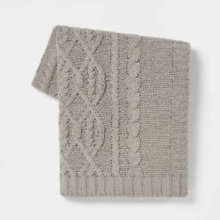 Cable Knit Chenille Throw Blanket - Threshold 11 Cable Knit Chenille Throw Blanket - Threshold -Threshold GUEST d13cb738 076e 4d38 98ae d1ad7ab9e576