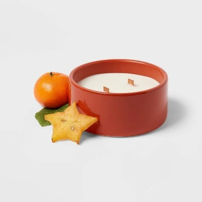8oz 2-Wick Island Starfruit And Nectarine Candle Orange - Threshold™ 2 8oz 2-Wick Island Starfruit And Nectarine Candle Orange - Threshold™ - Image 2