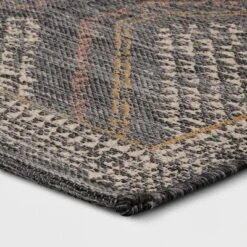 2'3"x3'9" Washable Tapestry Accent Rug Gray - Threshold™ -Threshold GUEST d24eb0e3 eb66 4a17 b8f9 3b2e373fe117