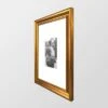 Wood Antique Wall Frame Brass - Threshold™