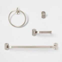 4pc Bath Hardware Set - Threshold™ -Threshold GUEST d4ffd248 1eef 4b1f 9039 147ab5f45fdd