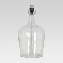 Artisan Glass Jug Large Lamp Base Clear - Threshold