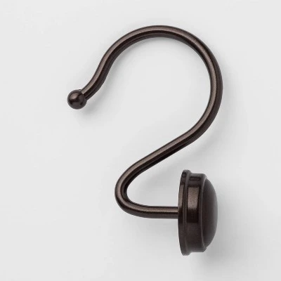 Rust Proof Button Shower Hook - Threshold™ 4 Rust Proof Button Shower Hook - Threshold™ - Image 4