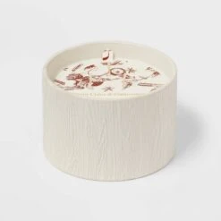 Textured Straight Side Ceramic Warm Cider & Cinnamon Candle White - Threshold™ 10 Textured Straight Side Ceramic Warm Cider & Cinnamon Candle White - Threshold™ -Threshold GUEST da89dd7c d841 4241 8aa7 4ee8dfc40781