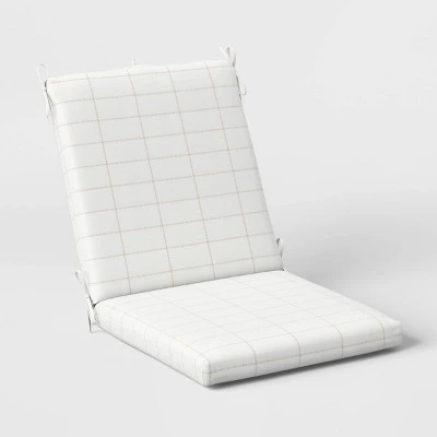Woven Grid Outdoor Chair Cushion - Threshold™ 4 Woven Grid Outdoor Chair Cushion - Threshold™ - Image 4