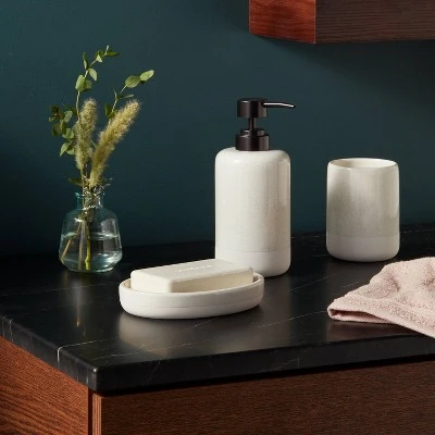 3pc Modern Coordinate Bath Bundle Set - Threshold™ 1 3pc Modern Coordinate Bath Bundle Set - Threshold™