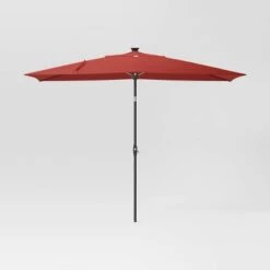 10'x6' Rectangular Solar Market Patio Umbrella - Black Pole - Threshold™ 15 10'x6' Rectangular Solar Market Patio Umbrella - Black Pole - Threshold™ -Threshold GUEST dd4e4665 468b 42bf a1cd 1873fd643d0c