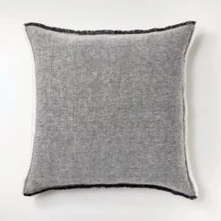 Oversized Reversible Linen Square Throw Pillow With Frayed Edges - Threshold™ Designed With Studio McGee -Threshold GUEST de4cc2ac c68b 431c aeb1 252a91c958ea