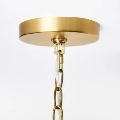 Tapered Rattan Ceiling Light Brown - Threshold™ Designed With Studio McGee -Threshold GUEST dea45662 84bf 4798 a471 52f84a26db63