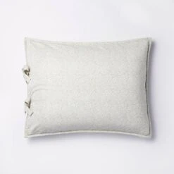 Decorative Border Cotton Slub Print Quilt Sham Light Teal Green – Threshold™ Designed With Studio McGee -Threshold GUEST df608442 2585 414f 825c 57f616e644e7