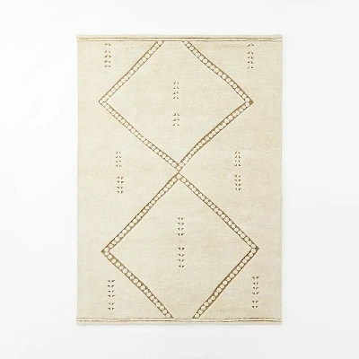 Cedar Hills Plush Geo Print Rug Cream - Threshold™ Designed With Studio McGee 5 Cedar Hills Plush Geo Print Rug Cream - Threshold™ Designed With Studio McGee - Image 5