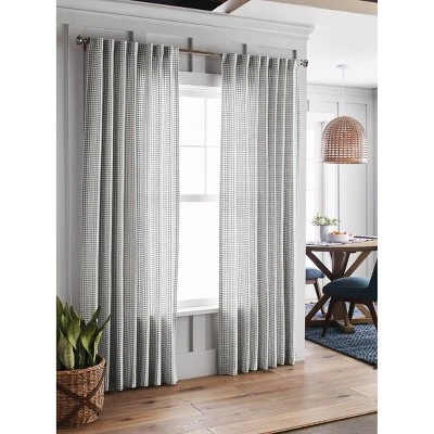 1pc 54"x84" Light Filtering Honeycomb Curtain Panel Gray - Threshold™ 1 1pc 54"x84" Light Filtering Honeycomb Curtain Panel Gray - Threshold™