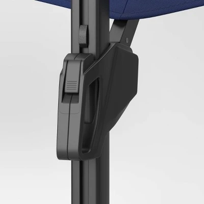 11'x11' Offset Solar Patio Umbrella - Black Pole - Threshold™ 3 11'x11' Offset Solar Patio Umbrella - Black Pole - Threshold™ - Image 3